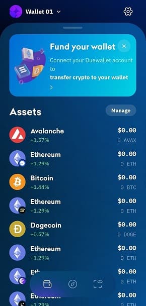 DueWallet screen 3