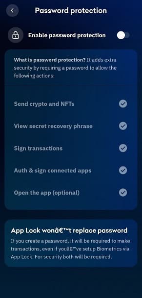 DueWallet screen 4